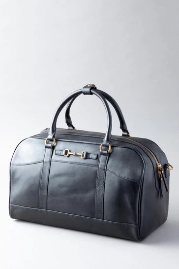 Lakeland Leather Heritage Leather Overnight Bag Black 10 Lakeland Leather Heritage Leather Overnight Bag Black - Image 8