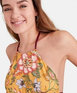 Women'secret Chocolate Brown Halterneck Bikini Top