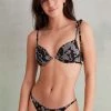 Women'secret Black Tiger Print Padded Bikini Top -Lakeland Leather Sales unnamed file 1109