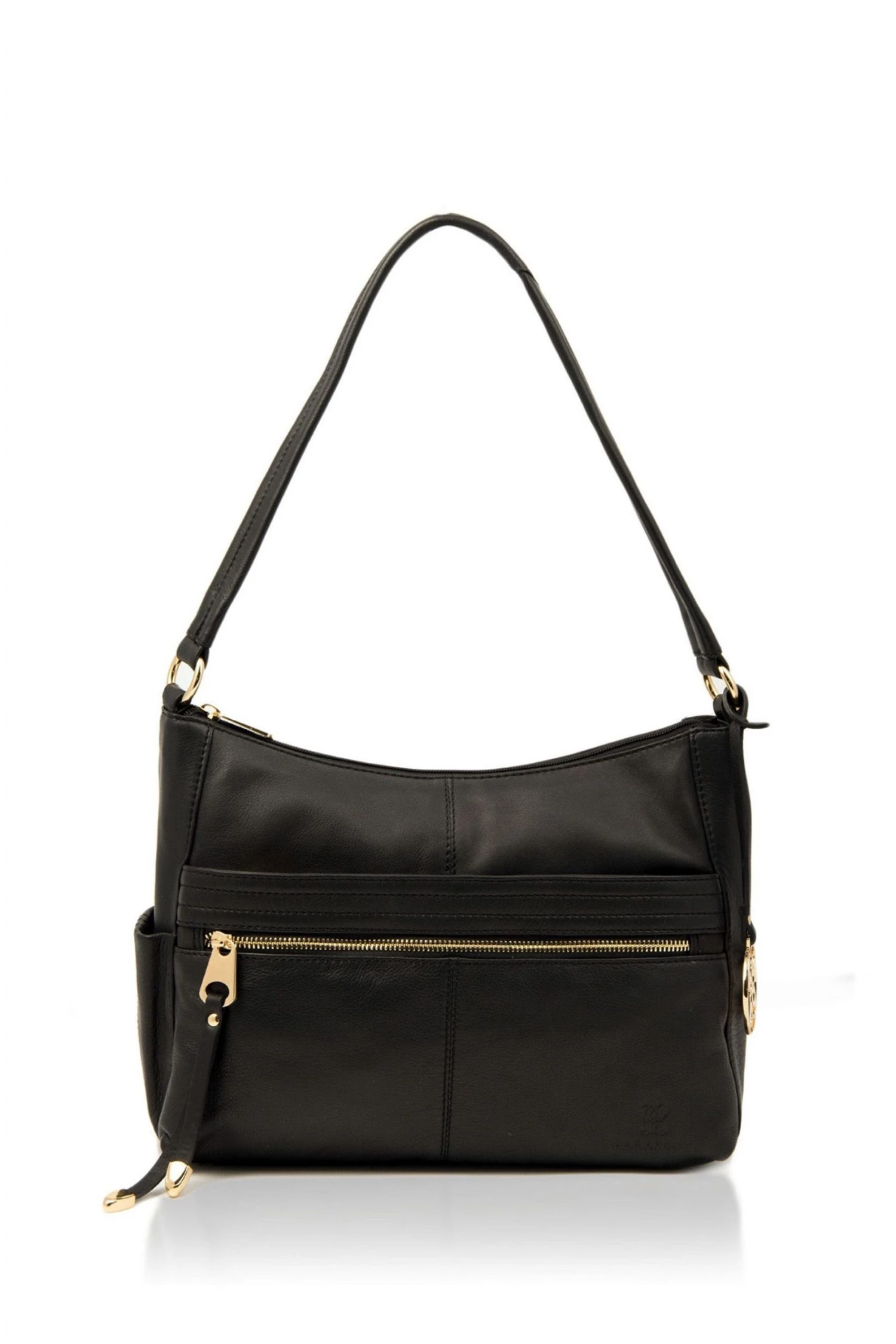 Lakeland Leather Cartmel Leather Shoulder Bag Navy Blue 3 Lakeland Leather Cartmel Leather Shoulder Bag Navy Blue