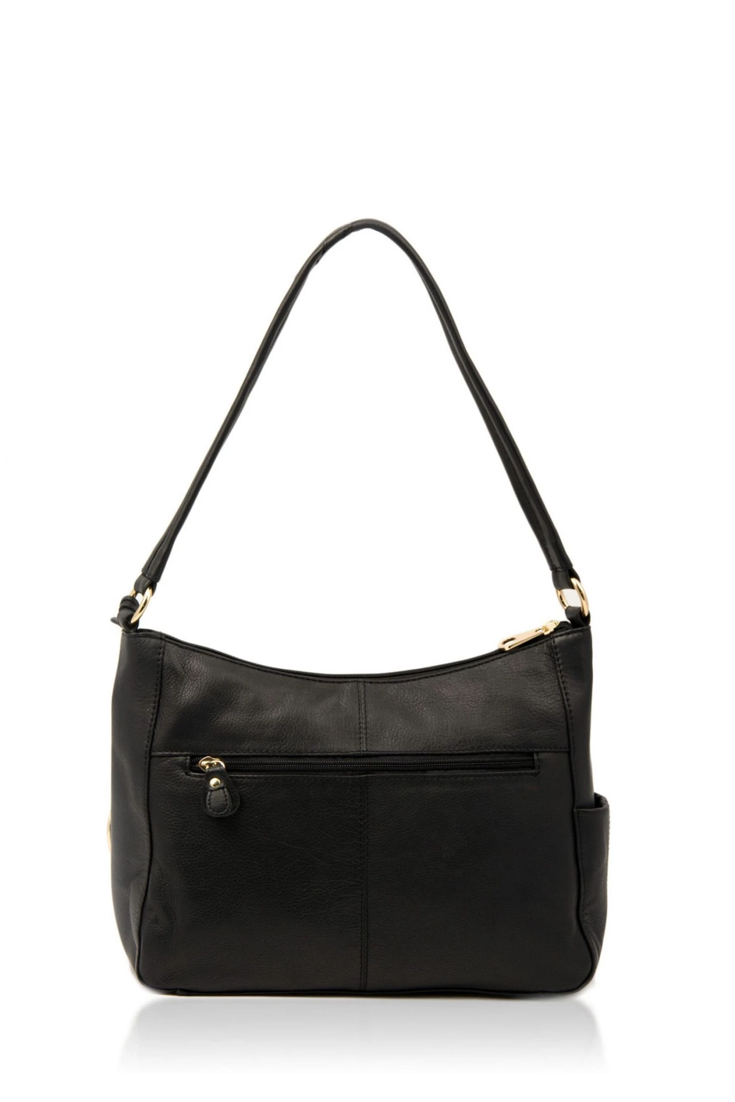 Lakeland Leather Cartmel Leather Shoulder Bag Navy Blue 4 Lakeland Leather Cartmel Leather Shoulder Bag Navy Blue - Image 2