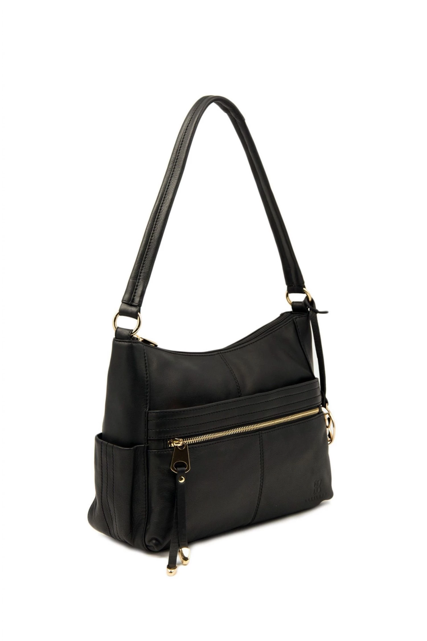 Lakeland Leather Cartmel Leather Shoulder Bag Navy Blue 5 Lakeland Leather Cartmel Leather Shoulder Bag Navy Blue - Image 3