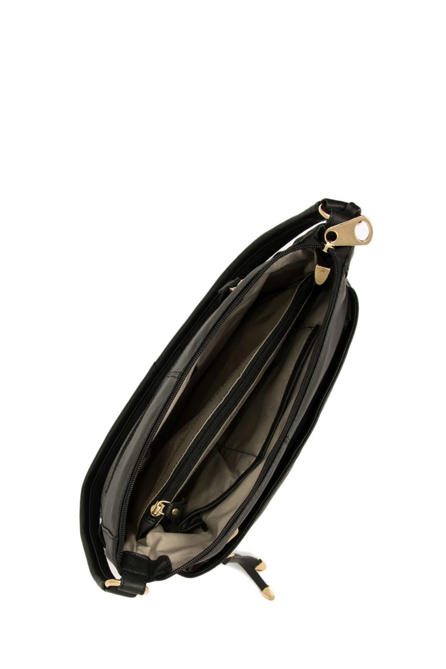 Lakeland Leather Cartmel Leather Shoulder Bag Navy Blue 6 Lakeland Leather Cartmel Leather Shoulder Bag Navy Blue - Image 4