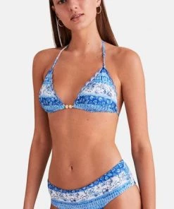 Women'secret Blue Shells Triangle Bikini Top -Lakeland Leather Sales unnamed file 1176