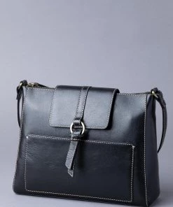 Lakeland Leather Birthwaite Brown Shoulder Bag Cognac Brown