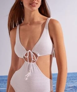 Women'secret White Swiss Embroidery Gathered Trikini -Lakeland Leather Sales unnamed file 1239