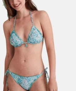 Women'secret Green Reversible Bikini Bottom With Straps On The Sides -Lakeland Leather Sales unnamed file 1331