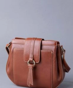 Lakeland Leather Birthwaite Leather Saddle Bag Cognac Brown 16 Lakeland Leather Birthwaite Leather Saddle Bag Cognac Brown -Lakeland Leather Sales unnamed file 142