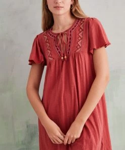 Women'secret Red Short Organic Cotton Dress 9 Women'secret Red Short Organic Cotton Dress -Lakeland Leather Sales unnamed file 1459 scaled