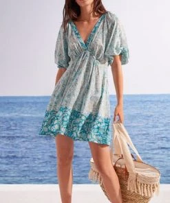 Women'secret Blue Printed Tunic Dress 11 Women'secret Blue Printed Tunic Dress -Lakeland Leather Sales unnamed file 1466