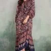 Women'secret Blue Long Printed Boho Dress