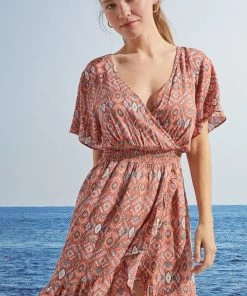 Women'secret Short Brown Ethnic Print Dress -Lakeland Leather Sales unnamed file 1484 scaled