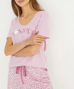 Women'secret Pink Short Cotton Miffy Print Pyjamas -Lakeland Leather Sales unnamed file 1519