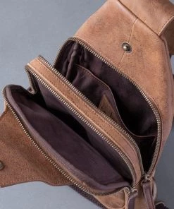 Lakeland Leather Brown Hawksdale Leather Sling Bag -Lakeland Leather Sales unnamed file 156 scaled