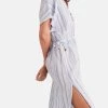 Women'secret Blue Long Striped Dress 1 Women'secret Blue Long Striped Dress -Lakeland Leather Sales unnamed file 1574