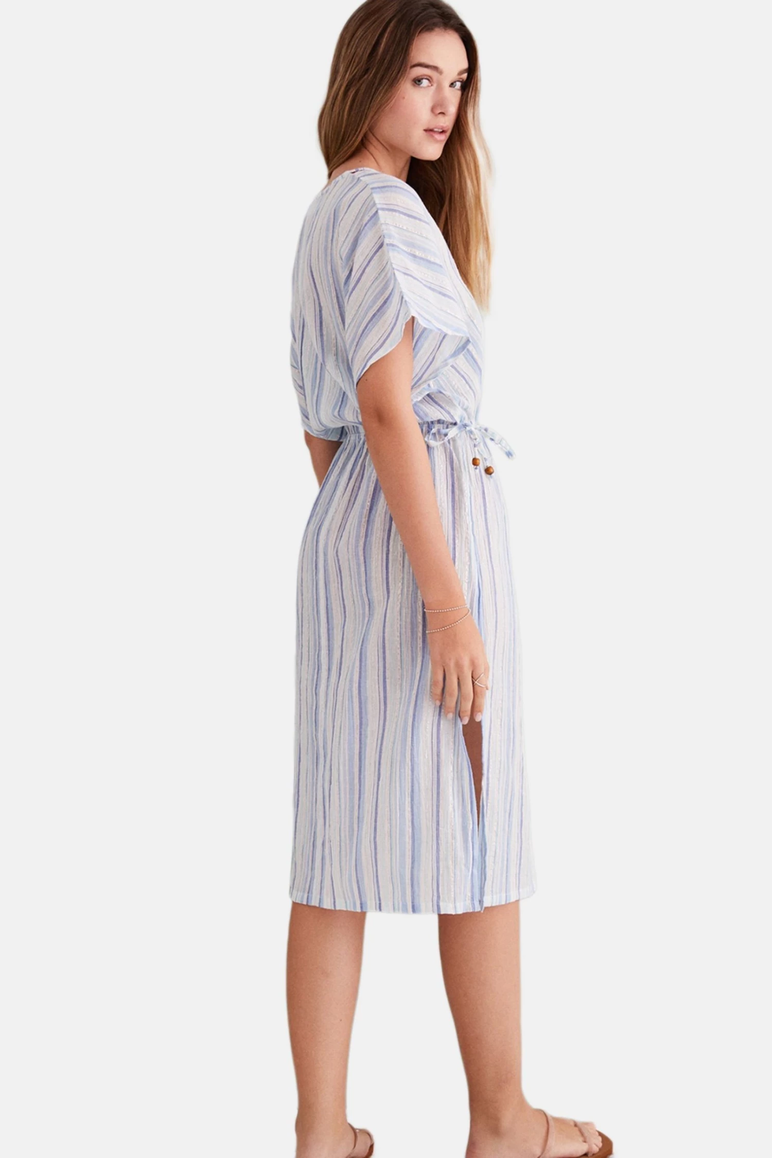 Women'secret Blue Long Striped Dress 4 Women'secret Blue Long Striped Dress - Image 2