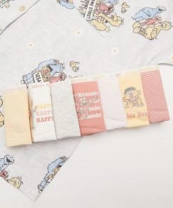 Women'secret Yellow Sesame Street Cotton Hipster Panties 7 Pack