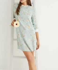 Women'secret Green Short Floral Camisole Dress -Lakeland Leather Sales unnamed file 1621