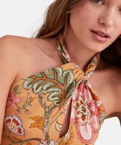 Women'secret Brown Long Printed Halterneck Jumpsuit -Lakeland Leather Sales unnamed file 1633 scaled