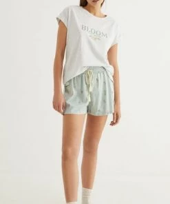 Women'secret Grey Floral Short Pyjamas -Lakeland Leather Sales unnamed file 1678