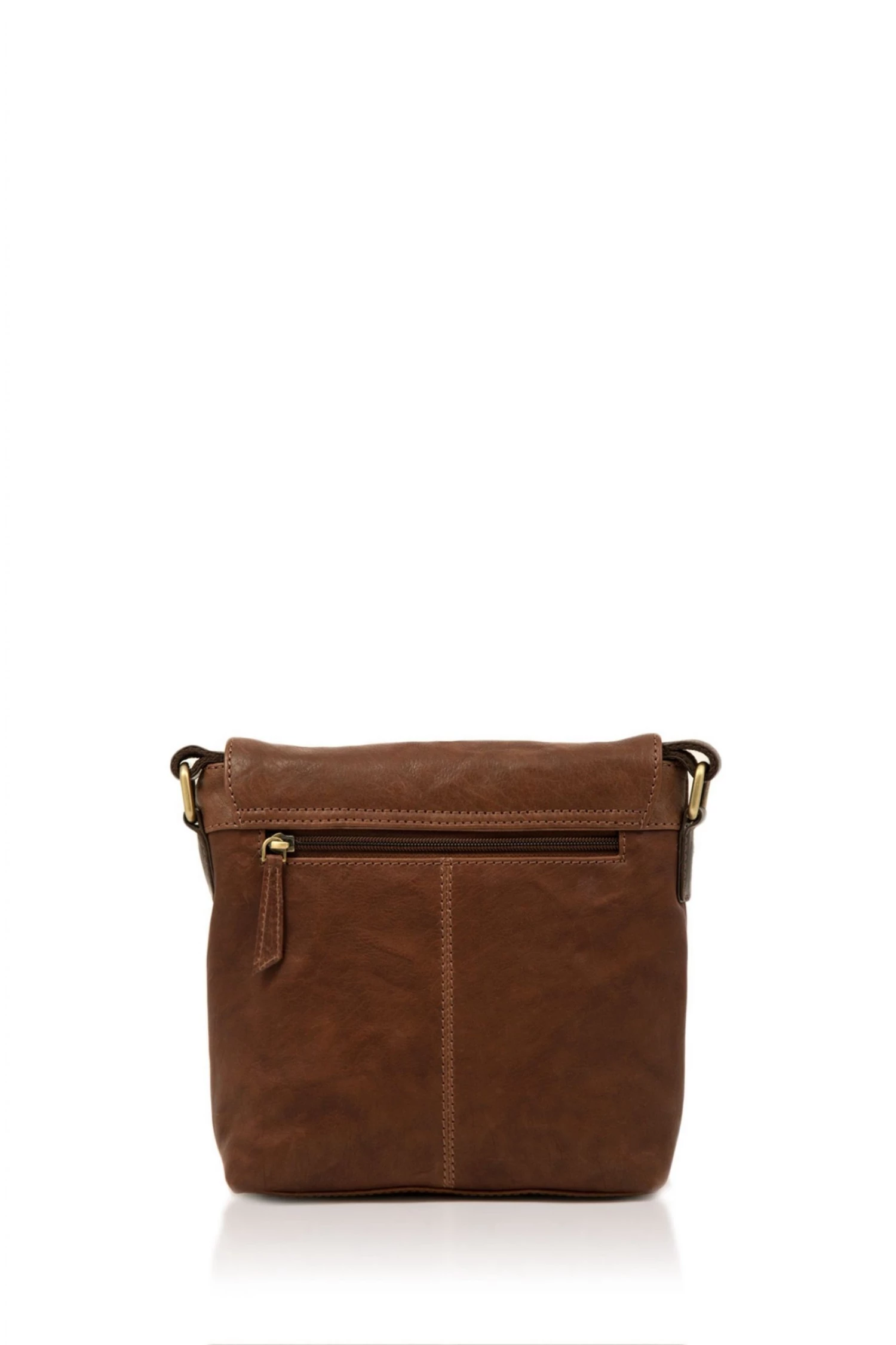 Lakeland Leather Hartsop Flapover Leather Cross-Body Bag Brown 4 Lakeland Leather Hartsop Flapover Leather Cross-Body Bag Brown - Image 2