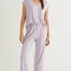 Women'secret Mauve Purple Long Floral Pyjamas -Lakeland Leather Sales unnamed file 1694