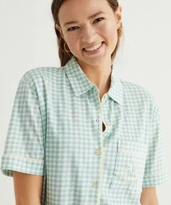 Women'secret Green Gingham Short Pyjamas -Lakeland Leather Sales unnamed file 1717 scaled