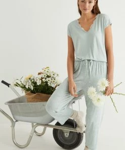 Women'secret Khaki Green Long Floral Pyjamas -Lakeland Leather Sales unnamed file 1722 scaled