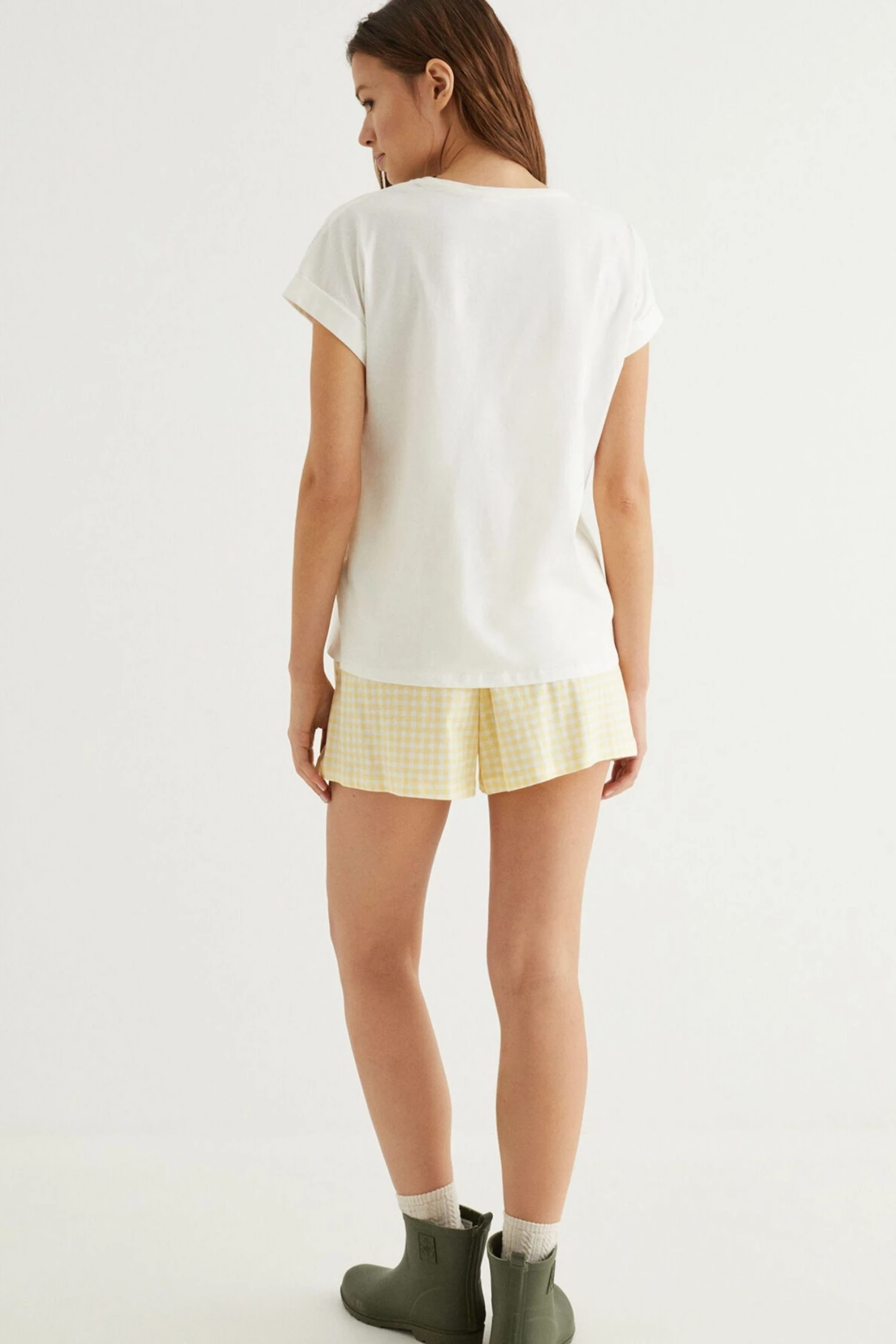 Women'secret White Floral Short Pyjamas 4 Women'secret White Floral Short Pyjamas - Image 2