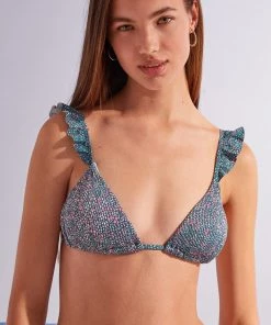 Women'secret Blue Floral Print Triangle Bikini Top -Lakeland Leather Sales unnamed file 1816 scaled