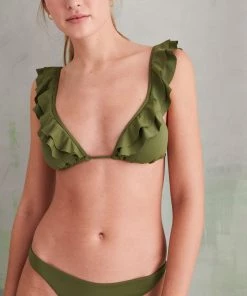 Women'secret Green Brazilian Bikini Bottoms