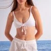 Women'secret Cream 100% Cotton Crochet Shorts