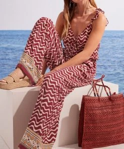 Women'secret Red Long Printed Jumpsuit -Lakeland Leather Sales unnamed file 1912 scaled