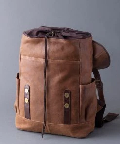 Lakeland Leather Brown Hawksdale Leather Backpack -Lakeland Leather Sales unnamed file 202 scaled