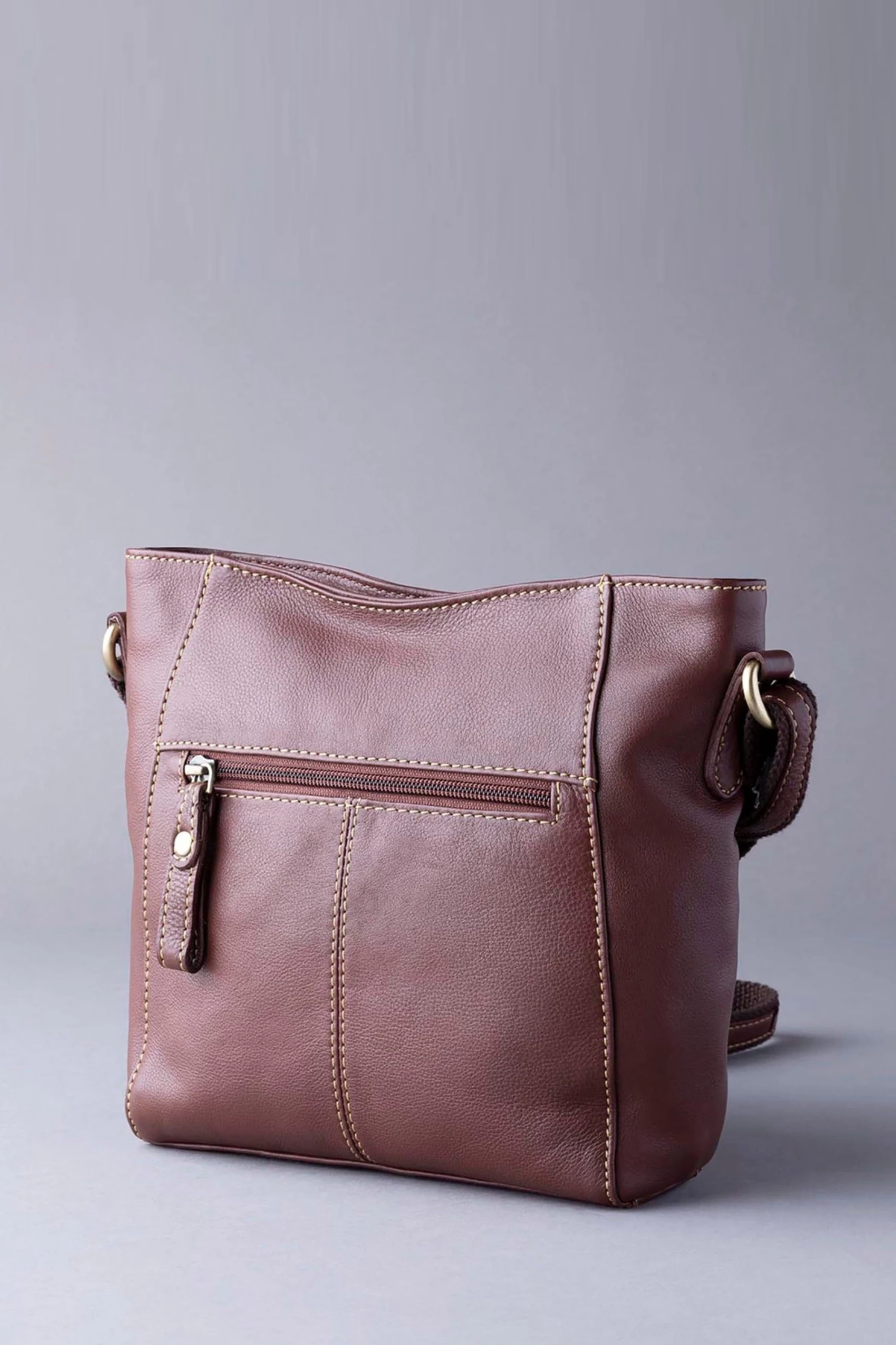 Lakeland Leather Rickerby Chestnut Leather Cross Body Bag 4 Lakeland Leather Rickerby Chestnut Leather Cross Body Bag - Image 2