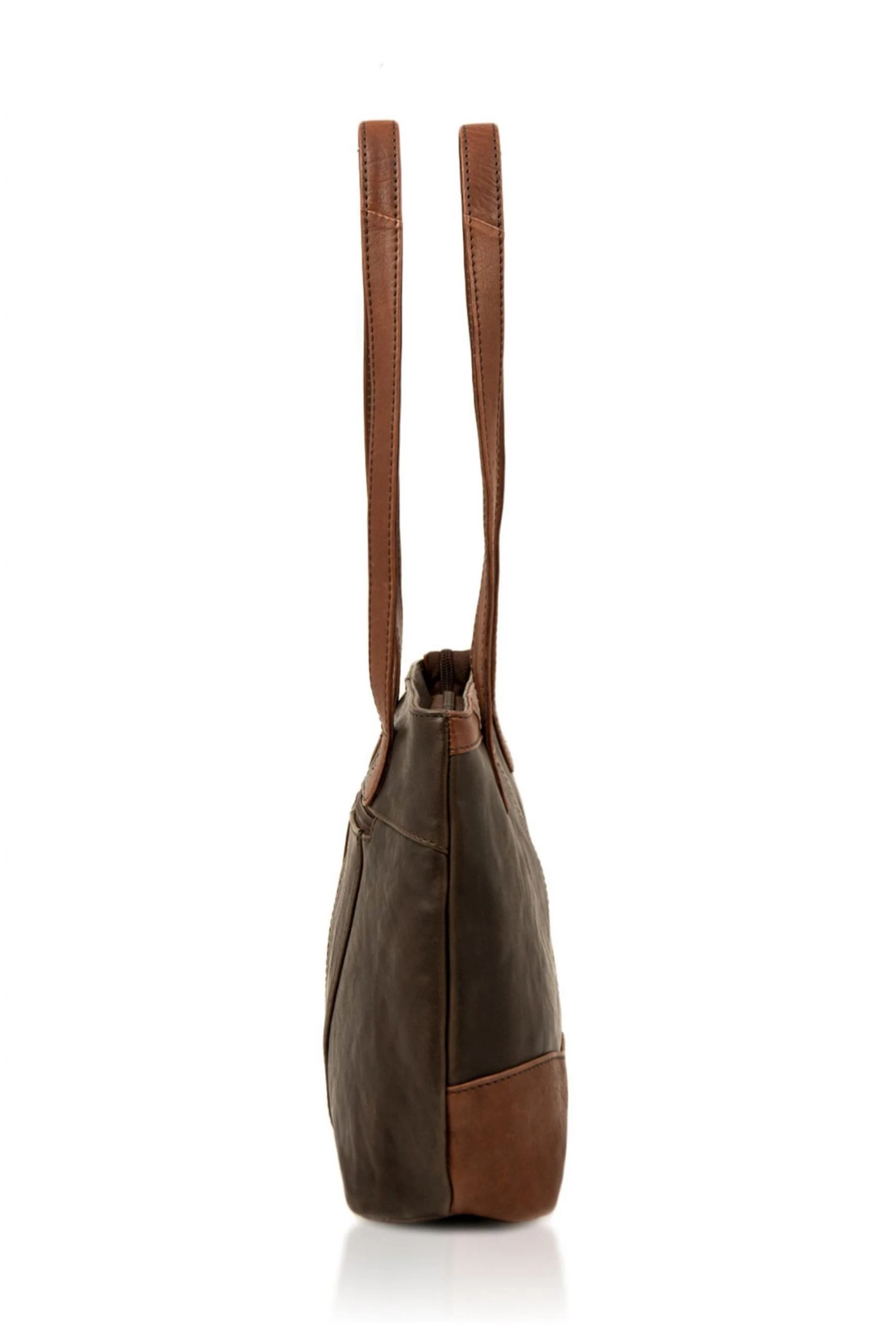 Lakeland Leather Hartsop Contrast Leather Shopper Bag In Brown 7 Lakeland Leather Hartsop Contrast Leather Shopper Bag In Brown - Image 5
