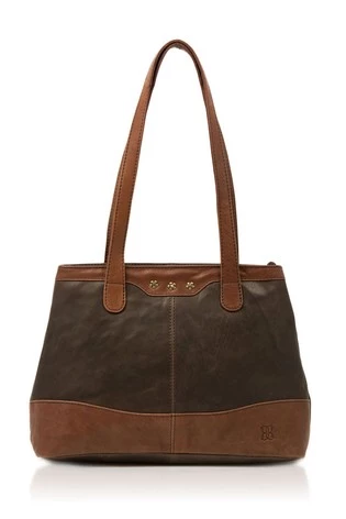 Lakeland Leather Hartsop Contrast Leather Shopper Bag In Brown 8 Lakeland Leather Hartsop Contrast Leather Shopper Bag In Brown - Image 6