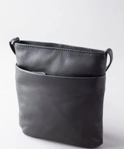 Lakeland Leather Lowther Leather Cross-Body Bag Black
