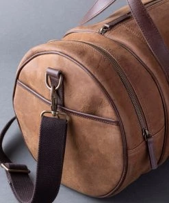 Lakeland Leather Brown Hawksdale Leather Barrel Holdall 16 Lakeland Leather Brown Hawksdale Leather Barrel Holdall -Lakeland Leather Sales unnamed file 253 scaled