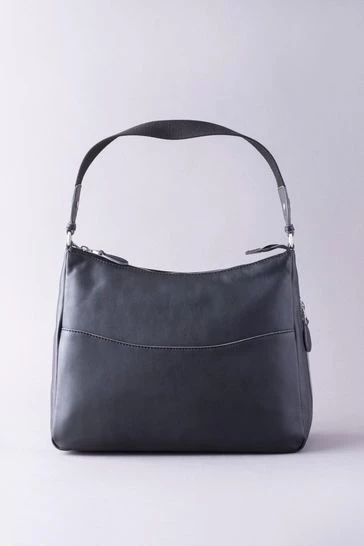 Lakeland Leather Fairfield Hobo Bag Grey 10 Lakeland Leather Fairfield Hobo Bag Grey - Image 8