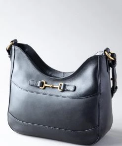 Lakeland Leather Heritage Leather Shoulder Bag Black