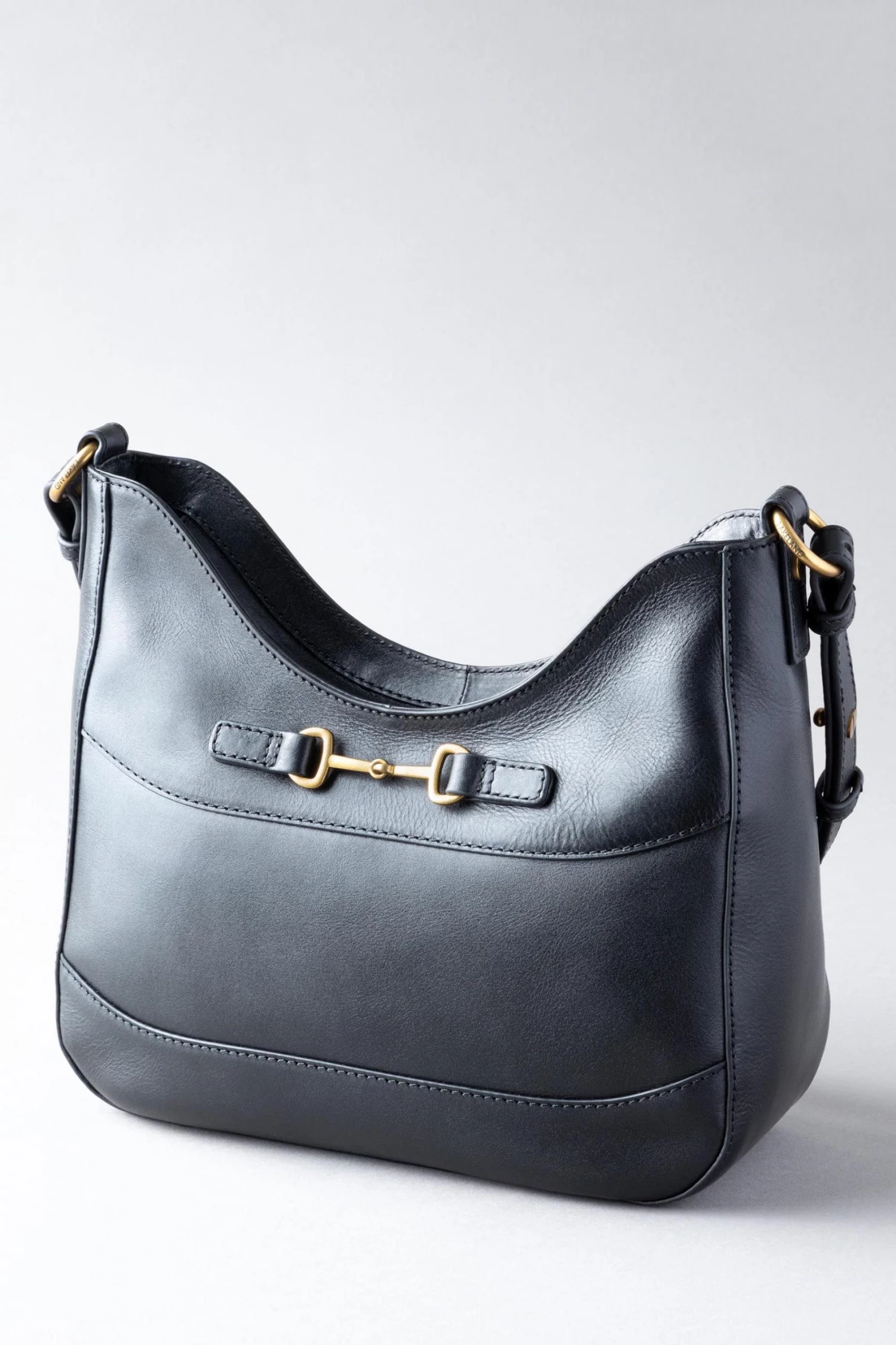 Lakeland Leather Heritage Leather Shoulder Bag Black 3 Lakeland Leather Heritage Leather Shoulder Bag Black