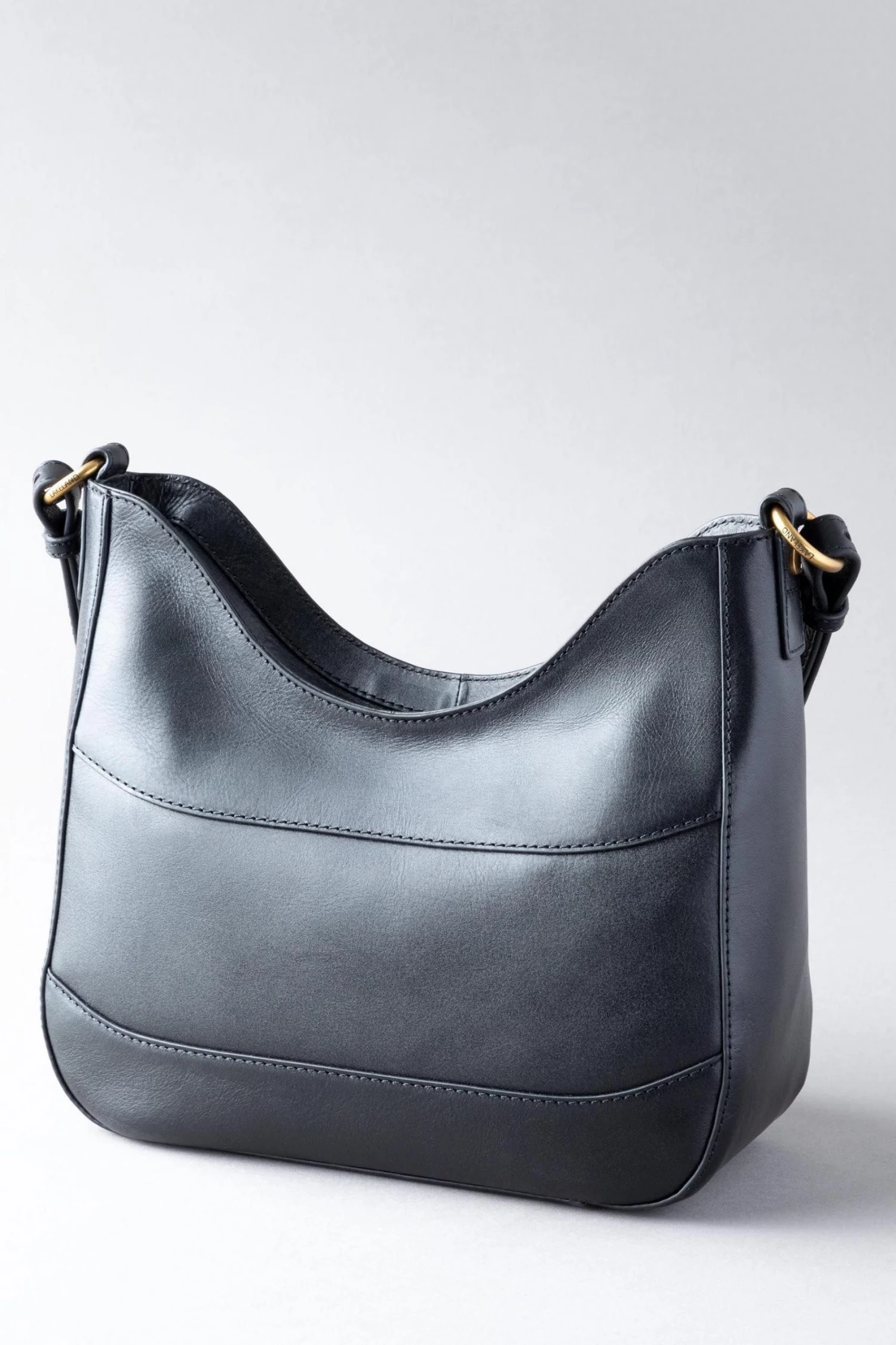 Lakeland Leather Heritage Leather Shoulder Bag Black 4 Lakeland Leather Heritage Leather Shoulder Bag Black - Image 2