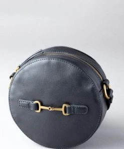 Lakeland Leather Heritage Leather Circle Cross-Body Bag Green -Lakeland Leather Sales unnamed file 295