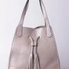 Lakeland Leather Wasdale Leather Tote Bag Grey