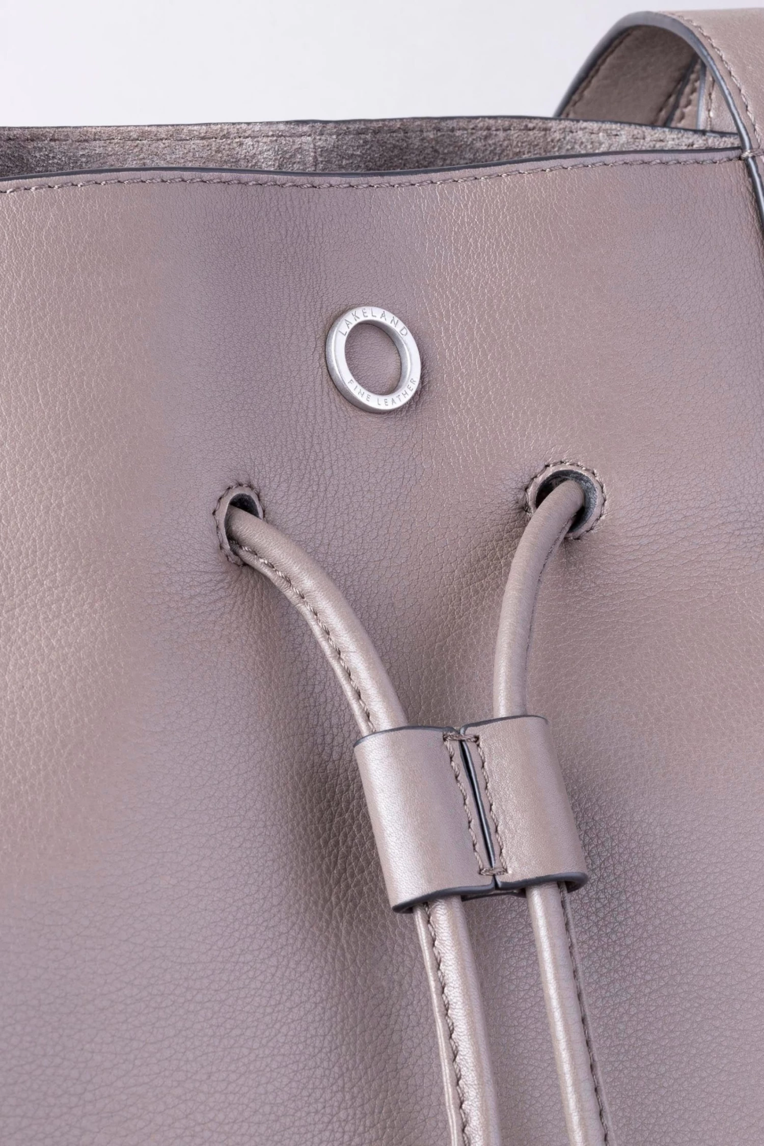 Lakeland Leather Wasdale Leather Tote Bag Grey 6 Lakeland Leather Wasdale Leather Tote Bag Grey - Image 4