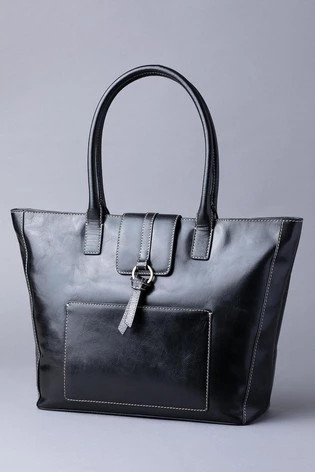 Lakeland Leather Birthwaite Leather Shopper Bag Black 9 Lakeland Leather Birthwaite Leather Shopper Bag Black - Image 7