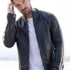 Lakeland Leather Evan Leather Biker Jacket In Navy -Lakeland Leather Sales unnamed file 329