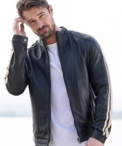 Lakeland Leather Evan Leather Biker Jacket In Navy 6 Lakeland Leather Evan Leather Biker Jacket In Navy -Lakeland Leather Sales unnamed file 331