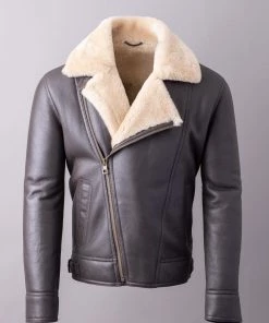 Lakeland Leather Brown Hurricane Sheepskin Aviator Jacket -Lakeland Leather Sales unnamed file 337 scaled